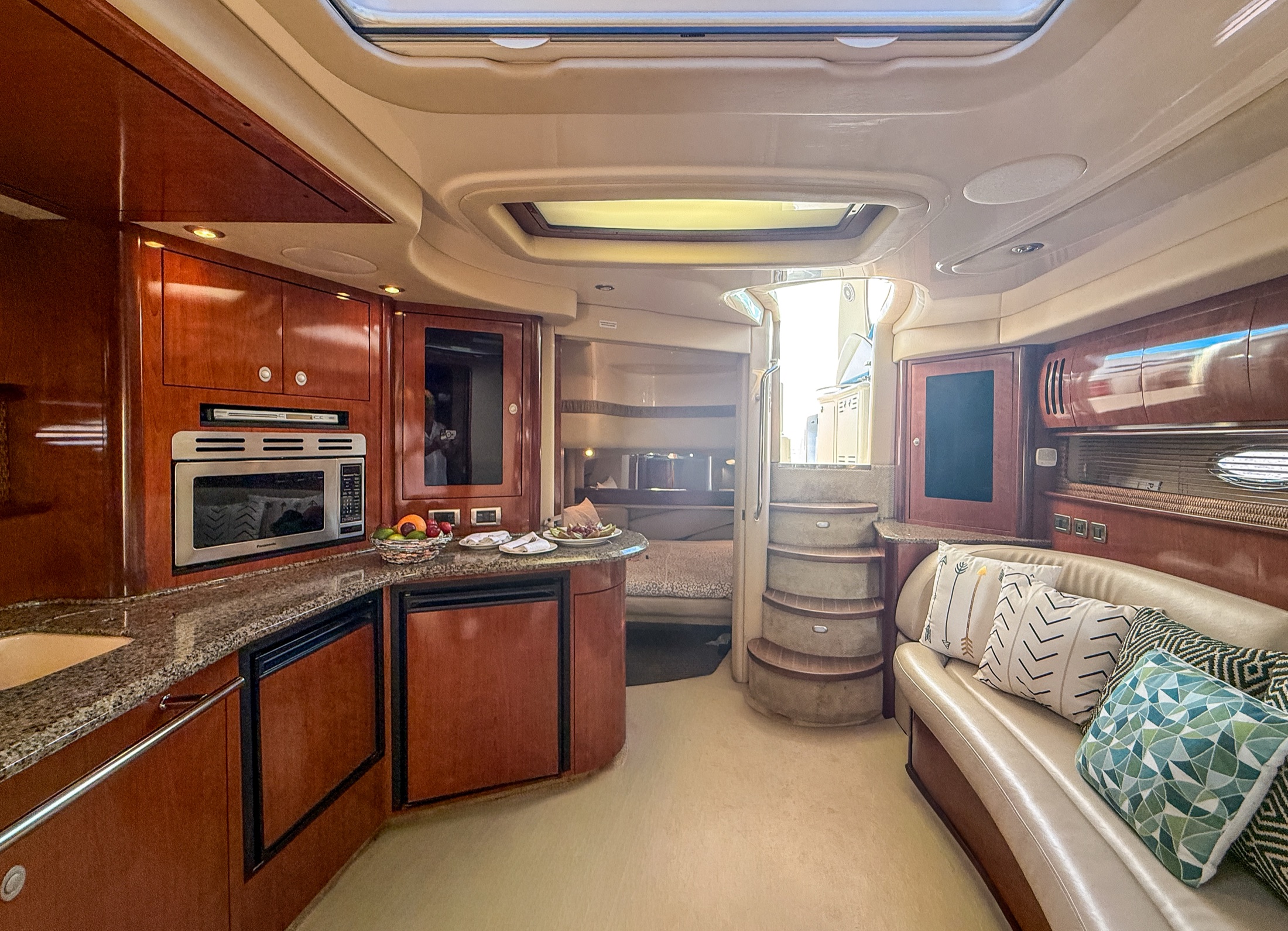 Interior lounge aboard TITO 2